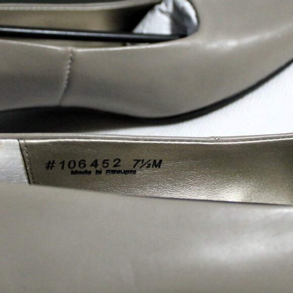 NIB Mark Lemp Classics by Walking Cradles "Vicki" Taupe Kidskin Pumps, 7.5M - Picture 7 of 9